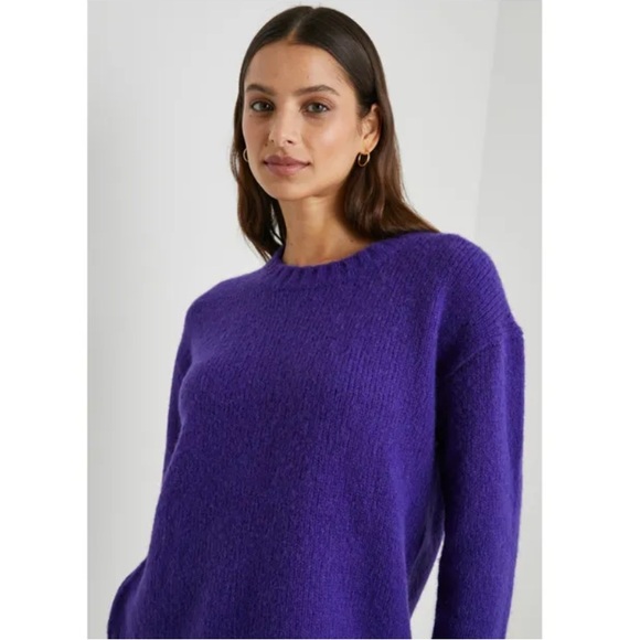 Rails extra fine merino/alpalca sweater/purple/size small - Picture 3 of 12